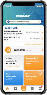 Veja como é simples consultar seu saldo pelo app FGTS da Caixa. Fonte: fgts.gov.br.