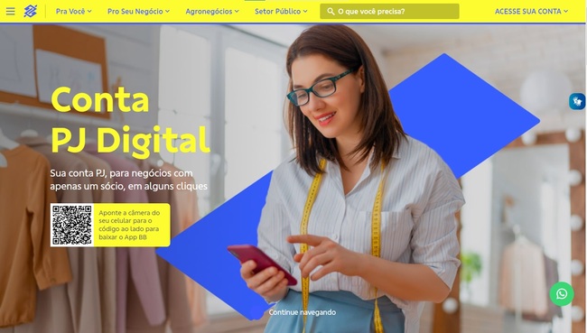 Como abrir a conta PJ digital Banco do Brasil